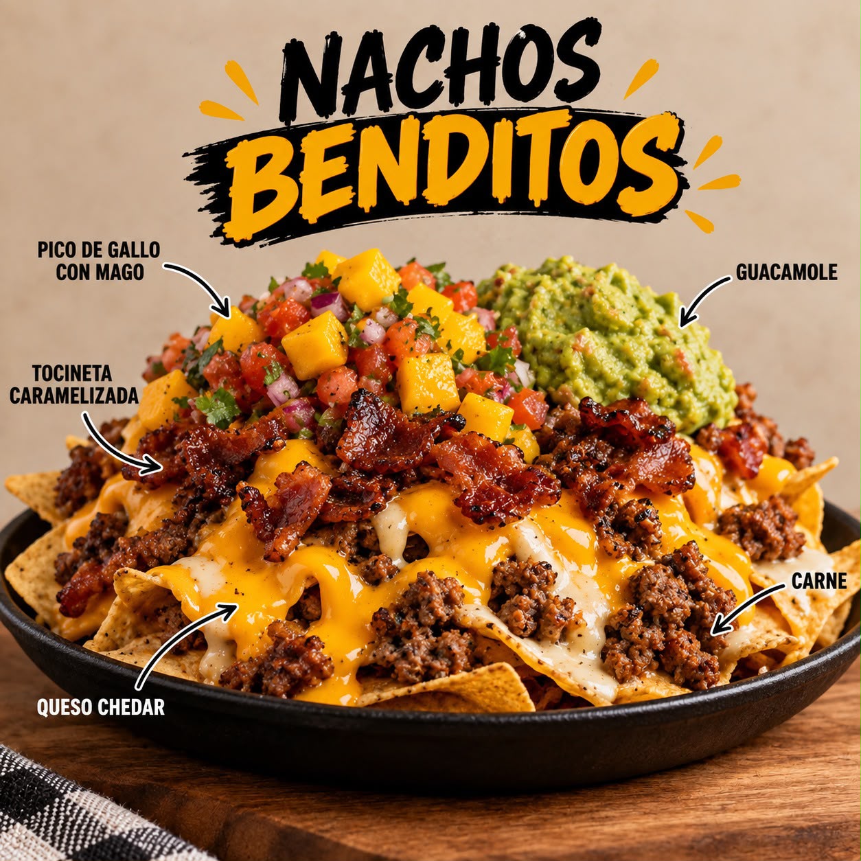 Nachos Benditos tamaño pequeño